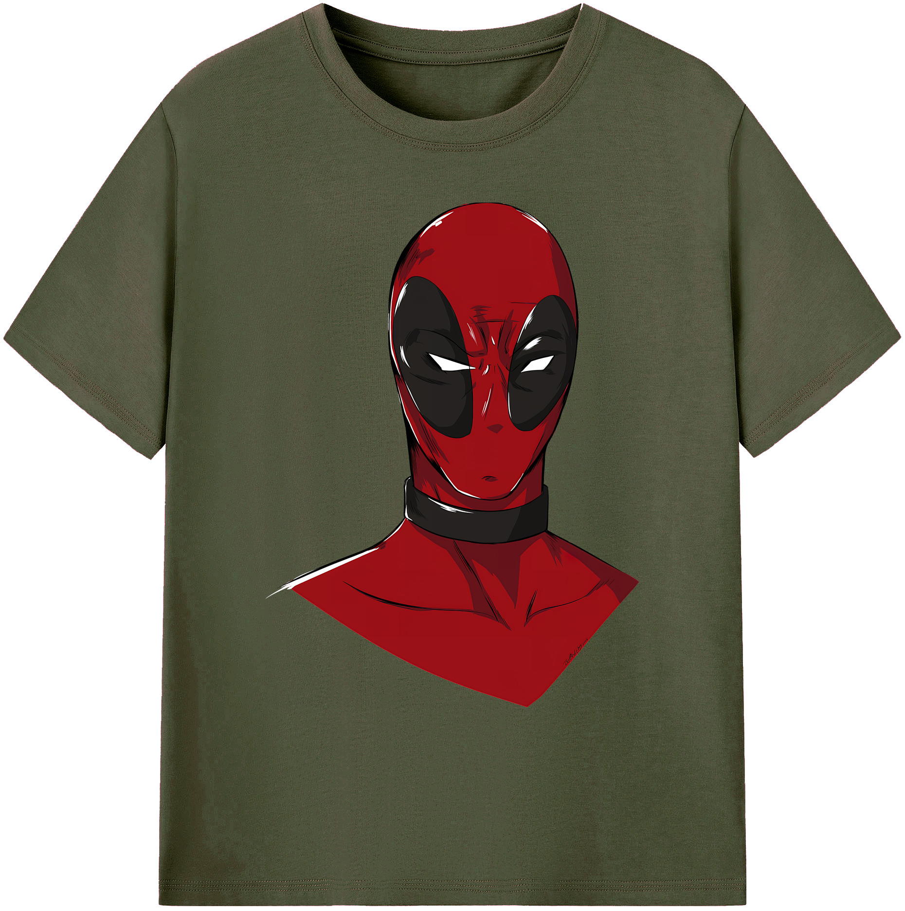 （画像用） Deadpool デッドプール 綿100％ メンズ半袖Tシャツ｜肌触りやわらか＆通気性